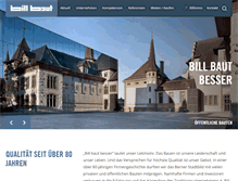 Tablet Screenshot of billbaut.ch